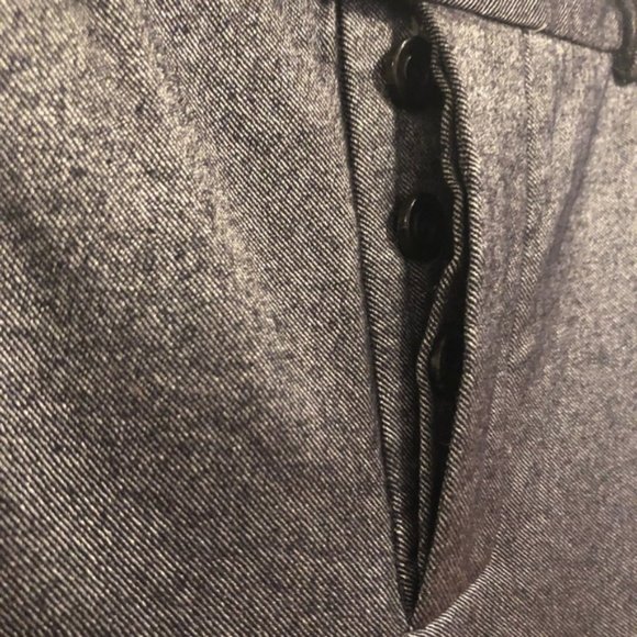 adampluseve adam lippes Button Fly Pants Silver Size 6 #380 - Picture 4 of 8